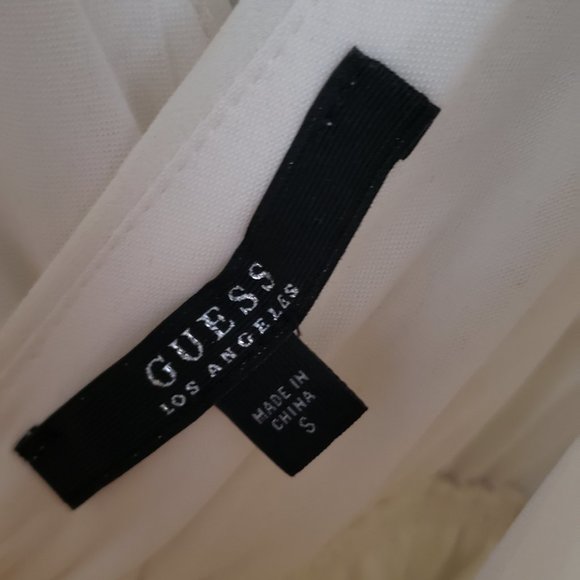 Guess High/Low White Dress - Picture 5 of 5